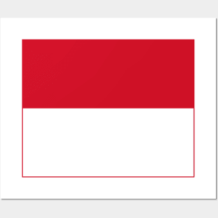 Flag of Monaco Posters and Art